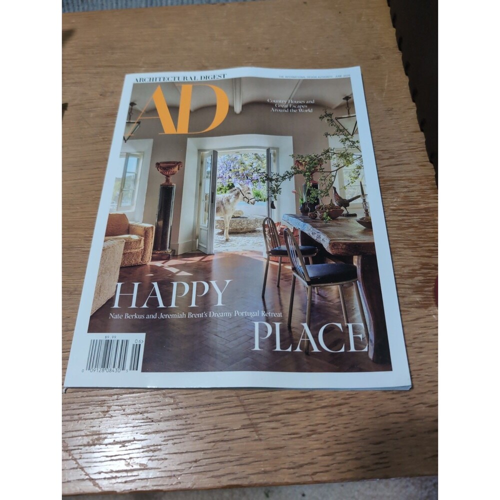 AD Architectural Digest Magazine NEW JUNE 2026 Nate Berkus Happy Place